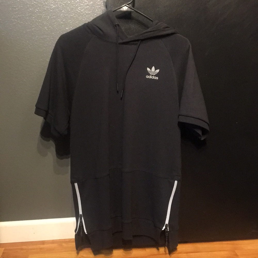 Adidas Short Sleeve Hoodie Reflective